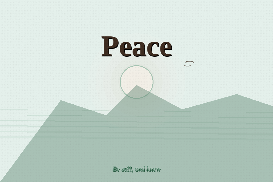 Peace — original artwork